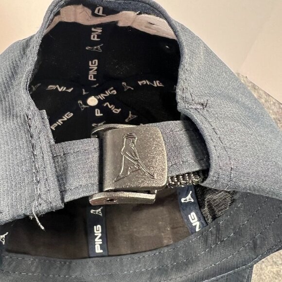 Ping G25 i25 Golf Hat Navy almost Black White logo Adjustable Cap One Size - Picture 11 of 15